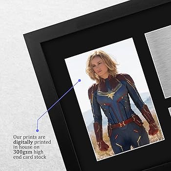 Amazon.com: HWC Trading Brie Larson Gift USL Framed Signed